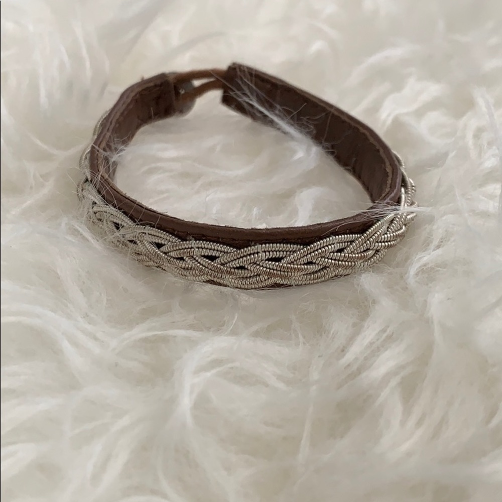Leather bracelet